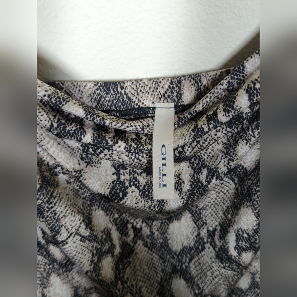 GILLI Womens Snake Print Spaghetti Strap Jumpsuit Size S - Picture 3 of 6